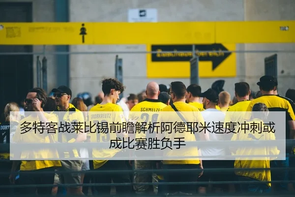 多特客战莱比锡前瞻解析阿德耶米速度冲刺或成比赛胜负手